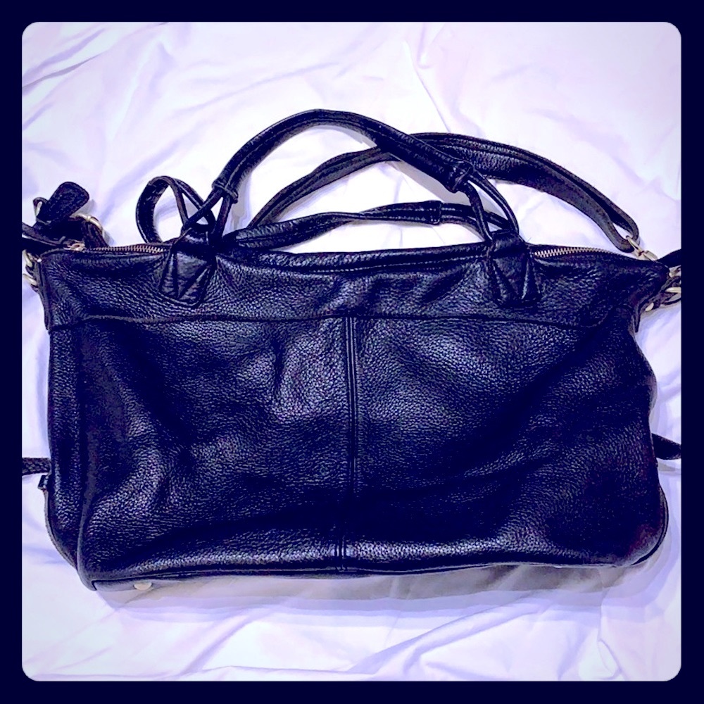 Japanese leather 5-way handbag by ear PAPILLONNER